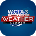 wcia 3 weather android application logo